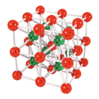 Caesium chloride model, 35 atoms, assembled